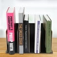 thumbnail image 2 of Desktop Bookshelf - Wooden DIY Desktop Bookshelf Rack Books DVD Storage Magazine Holder for Students Kids Adult(Black), 2 of 7