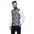 thumbnail image 2 of Atasi Bird Printed Wedding Jackets For Men Nehru Jacket Waist Coat For Wedding & Festive Season-Medium, 2 of 4