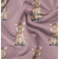 thumbnail image 1 of Soimoi Orange Poly Georgette Fabric Pig Animal Fabric Prints By Yard 52 Inch Wide, 1 of 5