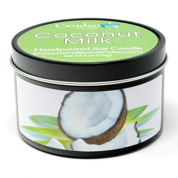 Coconut Milk, 6oz Soy Candle Tin