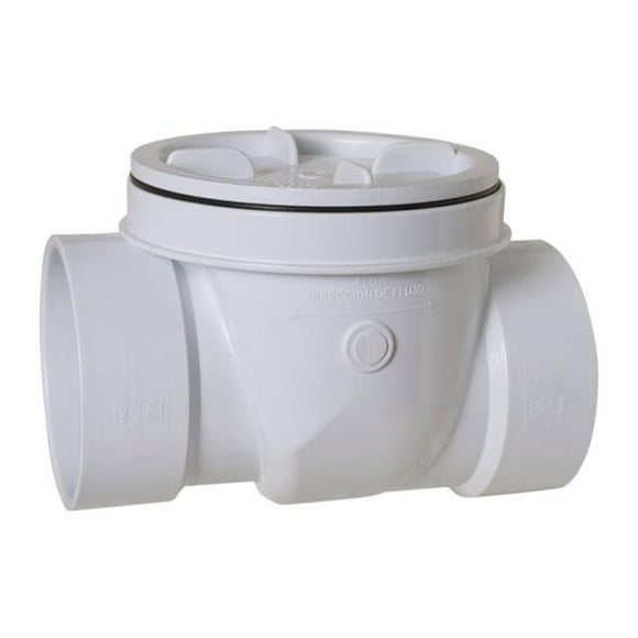 Sioux Chief 869-2P 2 in. PVC HUB x HUB Backwater Valve