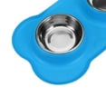 thumbnail image 3 of Stainless Bowls Dog for Dogs Feeder Feeding Pets Silicone, 3 of 6