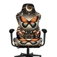 thumbnail image 3 of Whosucclay Butterfly Mushroom Moon Star Print Gaming Chair Covers Stretch Computer Desk Chair Cover with Armrest Covers Easy to Install Rotating Desk Chairs Cover Home Studio Decor, 3 of 8