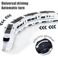 thumbnail image 4 of HLONK Model Cars Electric Universal Simulation High Speed Railway Harmony Train Toy Toy Train Educational Toys Freely Assembled Model Train Set Electric Train Set Train Games Gifts for Bo, 4 of 8
