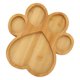 thumbnail image 2 of Serving Tray Fruit Snack Storage Plate Cartoon Paw Shaped Food Tray for Home Kitchen, 2 of 5