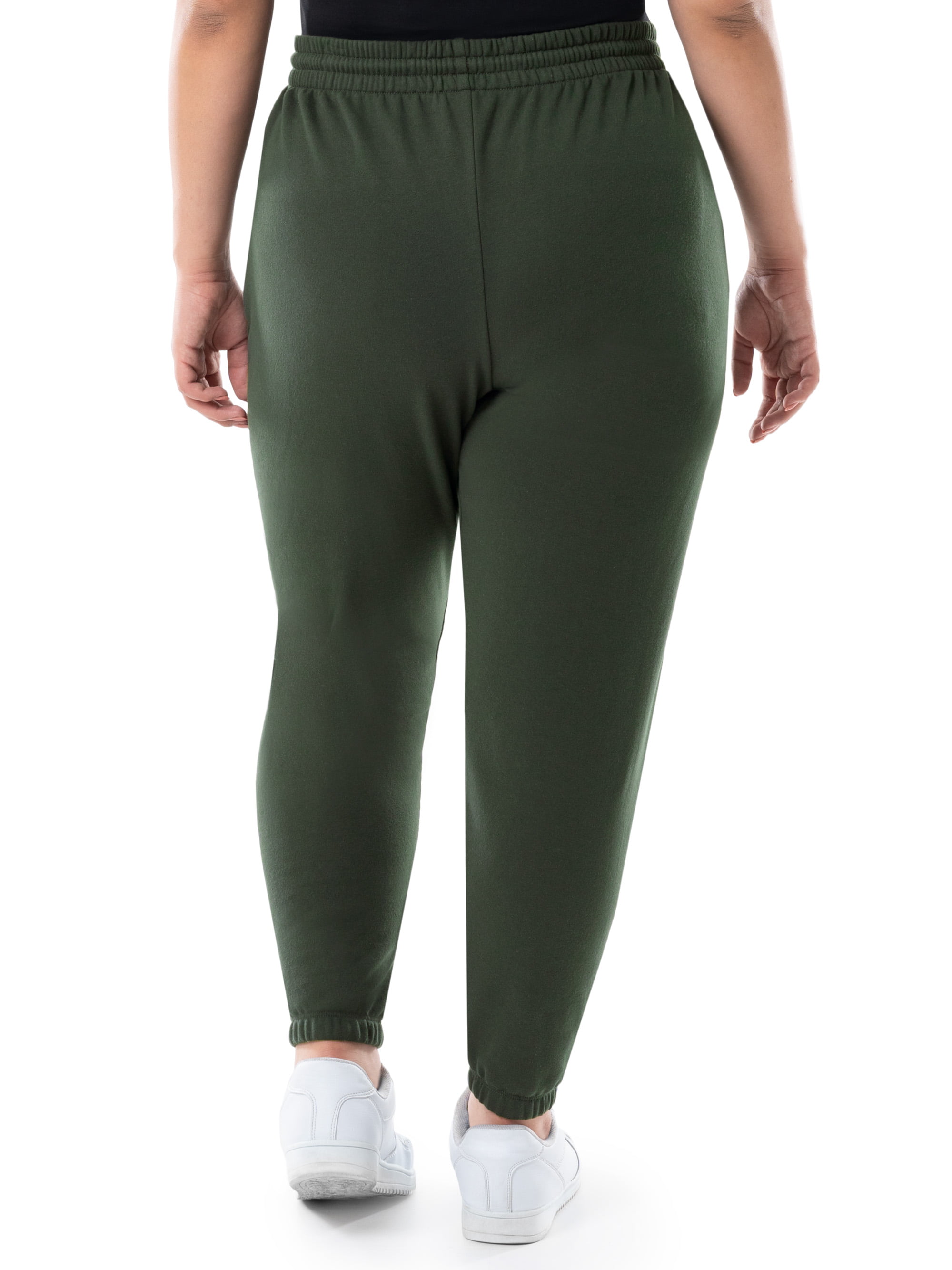 Terra & Sky Women's Plus Size Fleece Sweatpants, 2-Pack - Walmart.com