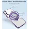 thumbnail image 5 of Compatible with Samsung Galaxy A14 5G Case Clear with Stand Samsung A14 5G Phone Case for Women Men Support Wireless Charging Protective Case Shockproof Cases (Purple), 5 of 14