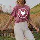 thumbnail image 4 of Gibobby Camisetas Mujer Manga Corta 100.o día escuela 100 días escuela Estudiante Camiseta(Vino,M), 4 of 5