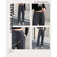 thumbnail image 3 of Womens Yoga Pants Loose Comfy Casual Lounge Pants Wide Leg Running Pants Lightweight Workout Pants with Pockets, 3 of 13
