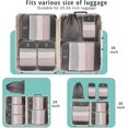 thumbnail image 4 of HELIAHOO Expandable Compression Packing Cubes for Suitcases,Lightweight Compressible Travel Packing Organizer for Carry on Suitcase,Organizer Bags Set as Travel Essentials for Women AZ83-19535, 4 of 7