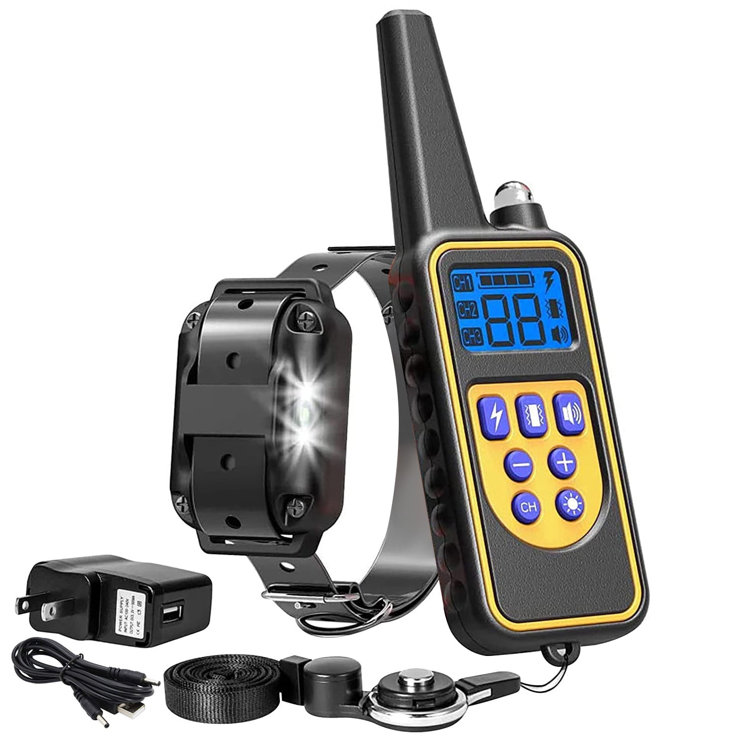 Aetertek 919C Pet Electronic Shock Collar Training For Serious Hunt Two Dog 1KM 
