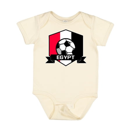 

Inktastic Soccer Egypt Flag Banner Gift Baby Boy or Baby Girl Bodysuit