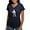 Navy, variant on CafePress - Bull Terrier Spot Women's V Neck Dark T Shirt - Women's V-Neck Dark T-Shirt