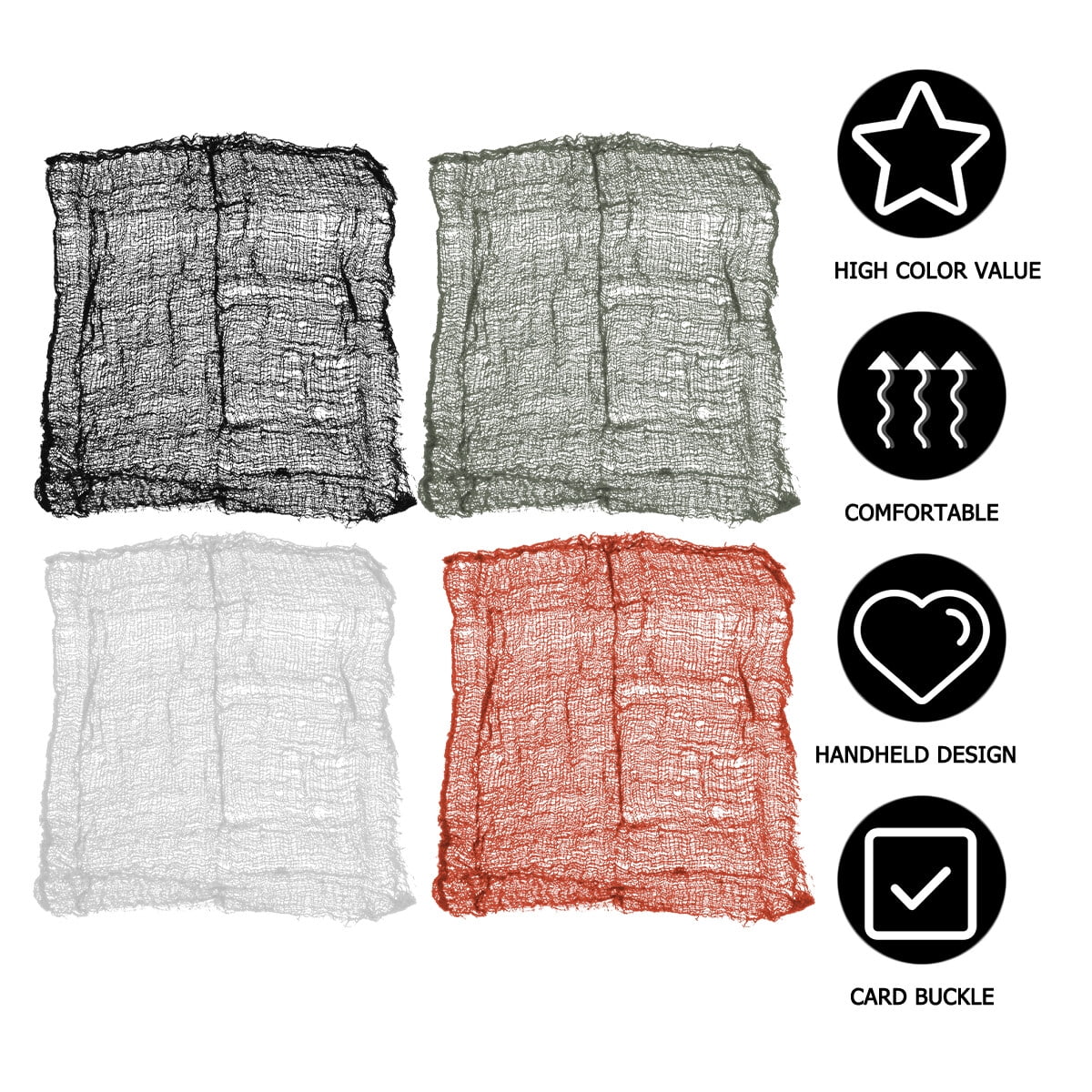 Halloween Gauze Fabric Haunted House Party Decor Terror Atmosphere