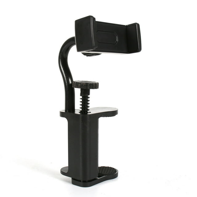 HaoXun Support de Téléphone pour Guitare Réglable avec Rotation à 360° - Support de Partitions Mains Libres pour Guitares, Ukulélés et Basses, Compatible avec la Diffusion en Direct et l'Enregistrement Vidéo
