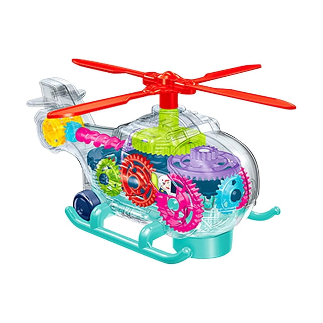 Locomotora universal eléctrica para niños con luz y sonido