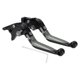 thumbnail image 1 of Palancas de freno y embrague largas y cortas para Yamaha YZF R1 2002-2003, palanca de freno ajustable de motocicleta, aleación de aluminio, mango de titanio con cabeza negra, 1 juego, 1 of 1
