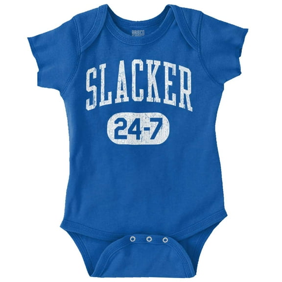 Vintage Retro Slacker 90s Throwback Romper Boys or Girls Infant Baby Brisco Brands NB