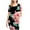 B-Multicolor, variant on breaise Floral Side Ruched Maternity Dress for Womens Short Sleeve Bodycon Dress Baby Shower Dress Casual Lounge Pregnancy Dress Daily Wear