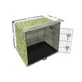 thumbnail image 6 of Hummingbirds Dog Crate Cover, Birds Pattern on Floral Background Springtime Garden Wings, Easy to Use Pet Kennel Cover Small Dogs Puppies Kittens, 7 Sizes, Lime Green Blue Cream, by Ambesonne, 6 of 6