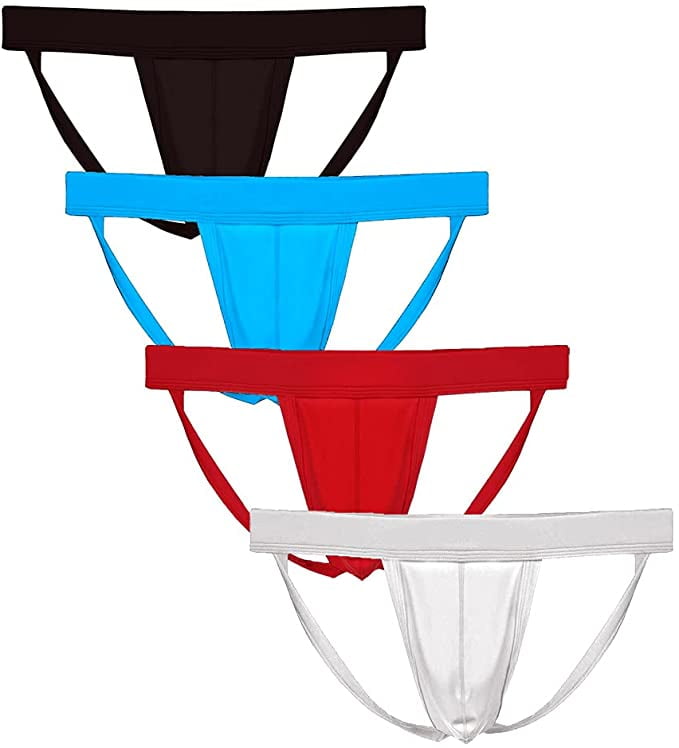 Summer Code Men's Athletic Supporter Performance JockStrap Elastic