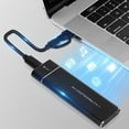thumbnail image 4 of SharkTRUE Dual Protocol M SSD Case M. NVMe SATA SSD Enclosure Adapters Gbps USB . F, 4 of 8