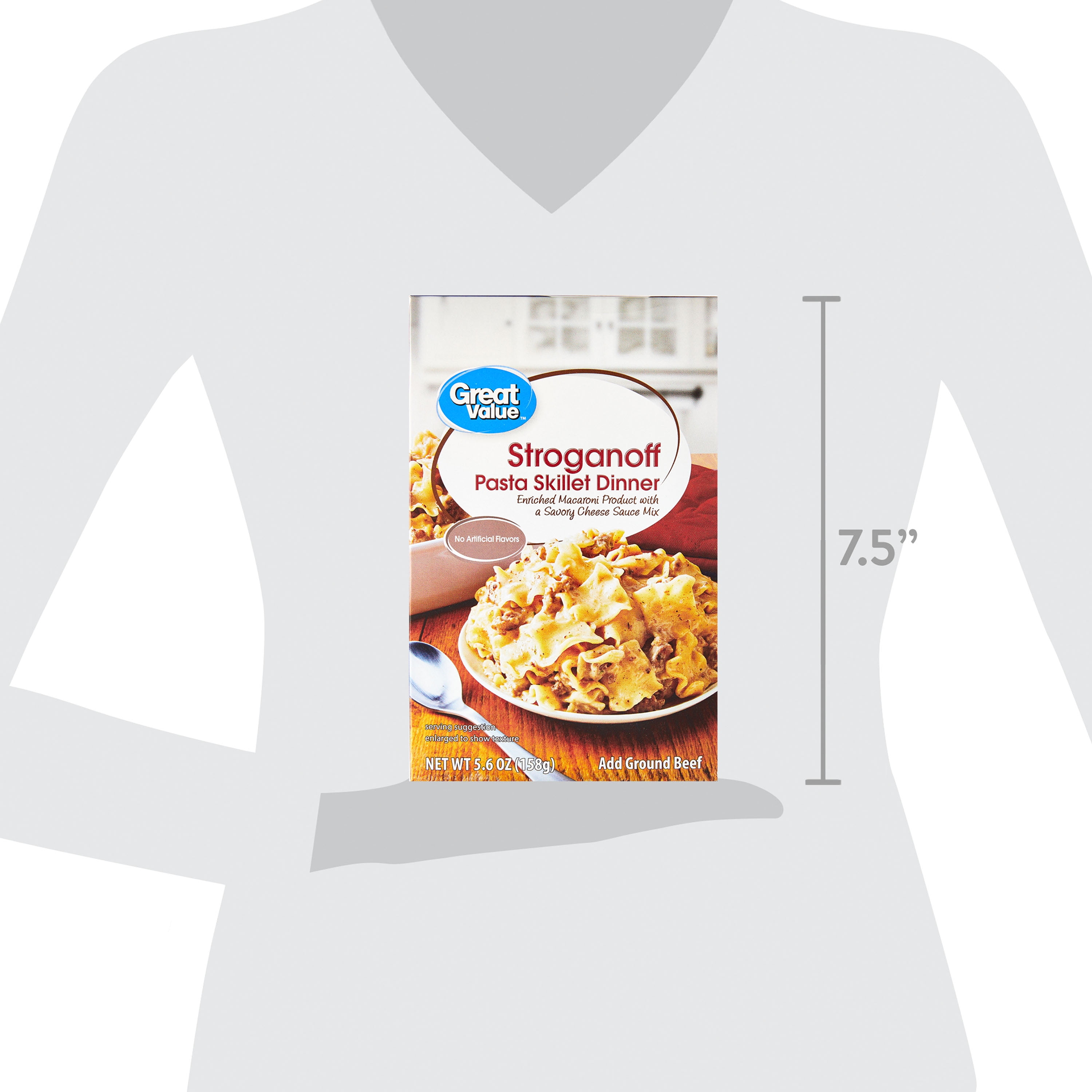 (10 pack) Great Value Stroganoff Pasta Skillet Dinner, 5.6 oz