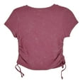 thumbnail image 3 of Junior's Coca Cola Enjoy Embordered Side Cinch Ribbed Tank Top Lavender XL, 3 of 4