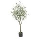 thumbnail image 4 of Olivo artificial con maceta, planta artificial decorativa de 1,2 m para jardín u oficina. Estilo A, 4 of 9
