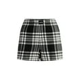 thumbnail image 6 of Joyspun Women's Flannel Pajama Boxer Shorts, 3'' Inseam, Sizes XS-3X, 6 of 6