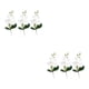 thumbnail image 1 of Orquídeas artificiales transparentes multicolor 3 piezas Cateissary, 1 of 6
