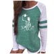 thumbnail image 1 of Camisas sexy para mujer Cuello redondo Manga larga Tops Impreso Blusa regular Fridja fjkfkj1877, 1 of 6