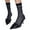 B-Black, variant on Dakiuu Women Girls Novelty Glitter Slouch Ankle Socks Sparkly Metallic Casual Kids Bright Retro Piles Scrunch Short Socks Stacked Boot Socks for Carnival Dress