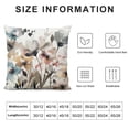 thumbnail image 6 of JRXY  Chinoiserie Poppy Flowers Throw Pillow Cover Seasonal Spring Summer Cushion Case Outdoor Decoration for Sofa Couch Farmhouse,Set of 2 White, 6 of 6
