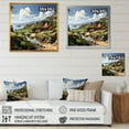 thumbnail image 4 of Designart "Captivating Vineyard Scenery" Vineyard Floater Framed Wall Art Living Room, 4 of 5