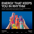 thumbnail image 4 of ARIH Postbiotic Energy Drink, Zero Sugar, 100mg Natural Caffeine, Cherry Nova, 12 fl oz, 4 of 6