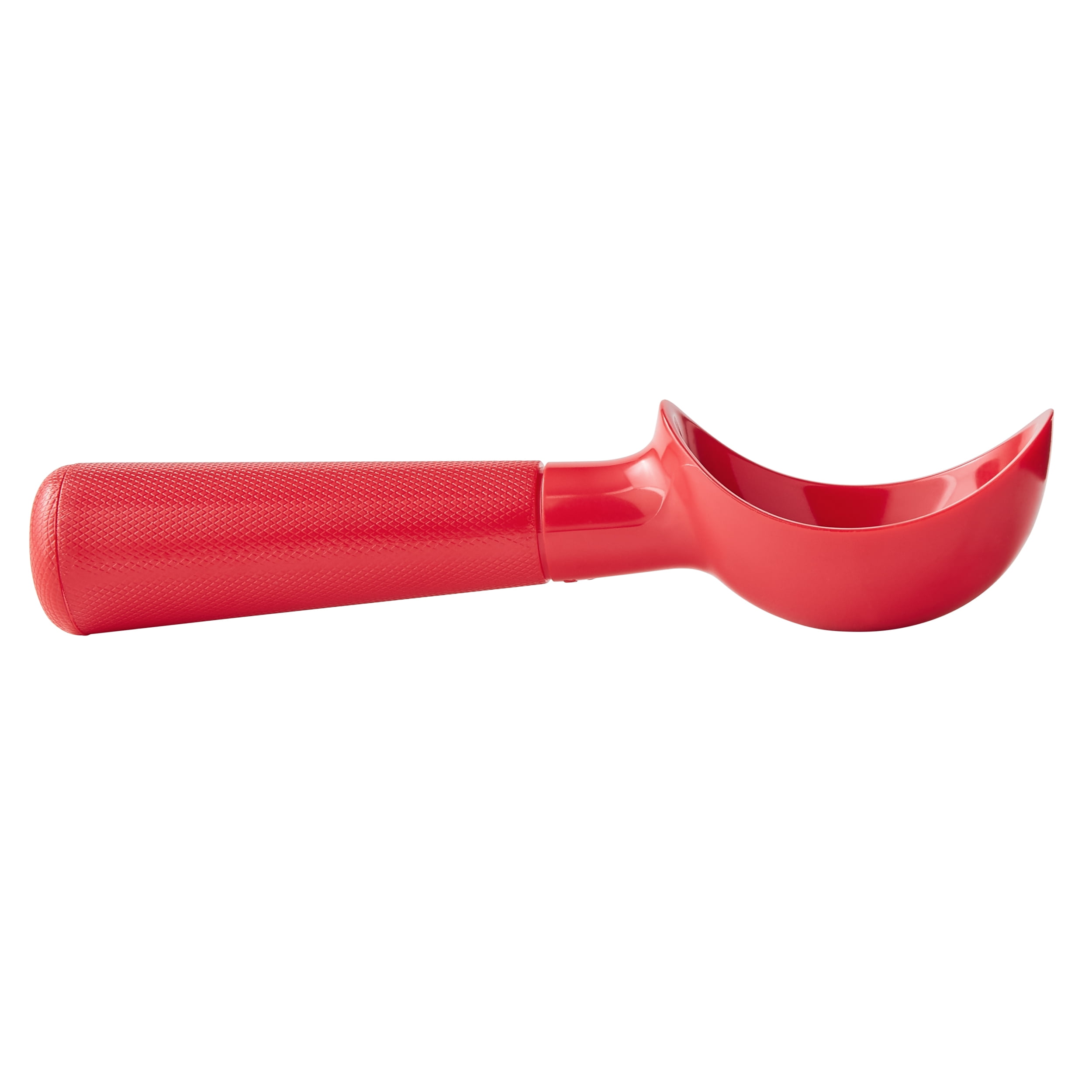 Mainstays Lightweight Plastic Ice Cream Scoop, Red
