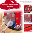 thumbnail image 3 of Pop Up Play Tent for Kids - Foldable Indoor & Outdoor Playhouse Vehicle Toys for Toddlers, Boys and Girls (Fire Truck), 3 of 9