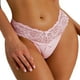 thumbnail image 1 of Gibobby Ropa Interior para Mujer Tangas encaje para mujer Tanga encaje sexy Cintura Bragas sin costuras（Rosa， L), 1 of 5
