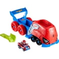 thumbnail image 2 of Set de atletismo para coches de juguete Hot Wheels Spider-Man con lanzador y transportador, 2 of 6