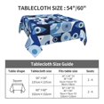 thumbnail image 7 of Wukai Evil Eye Waterproof Tablecloth for Kitchen Dining, Fits Square Tables for 2-4 Seats -54"x54", 7 of 7