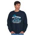 thumbnail image 5 of Michigan Is Great MI Lakes Pride Sweatshirt for Men or Women Brisco Brands M, 5 of 6