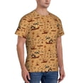 thumbnail image 5 of Rocae Brown Mushrooms for Men's Moisture-Wicking Crew Tee - T-Shirt for Sports, Outdoor Activities, and Casual Wear3X-Large, 5 of 9