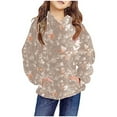 thumbnail image 3 of BLTIBY 2025 Toddler Baby Girls Boys Sweatshirts Hoodies Autumn Spring Leaf Printed Infant Pullover Crewneck Blouse Long Sleeve Top Fashion Casual Clothes Red 7-8 Years, 3 of 8