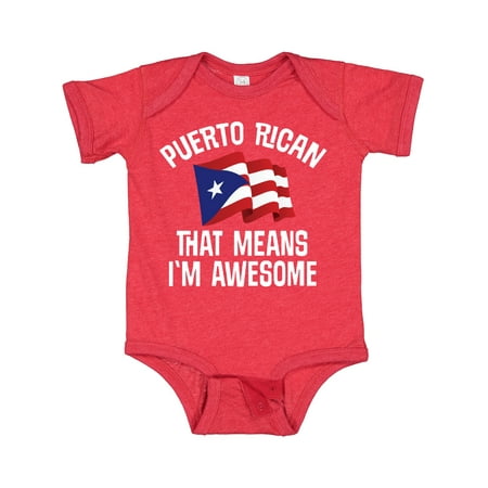 

Inktastic Puerto Rican Awesome Gift Baby Boy or Baby Girl Bodysuit