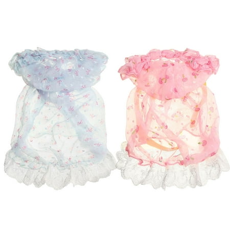 Chiffon Cute Fashion Summer Pet Clothes Outfits Clothing Puppy Dog Princess Dress Cat Apparel Costume Accessories