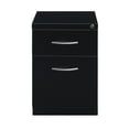 thumbnail image 2 of Hirsh 20" Deep Mobile Pedestal File Cabinet 2 Drawer Box-File, Letter Width, Black, 2 of 8