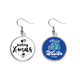thumbnail image 1 of Feliz Navidad Christmas quote Cuelgue la joyería del pendiente del hielo del invierno de la gota Unbranded M, 1 of 3