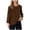 Brown, variant on Women's Casual Point Sleeve V Neck Slim Solid Color T Shirt Long Sleeve Top Womens Compression Cold Gear Raglan Short Sleeve Shirt Women Hiking Shirts Top Long Sleeve Heat Tech Short S T Shirts