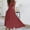 Wine, variant on Lolmot Sexy Dresses for Women Summer Sleeveless V-Neck Wrapped Chest Dress Loose Plain Maxi Dress Party Dress